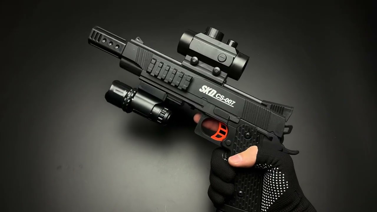 M1911 Gel Blaster Schwarz inkl. 11.000 Orbeez | GelWaffen.de