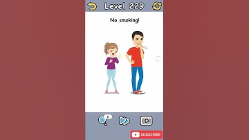 Brain Crack Level 229 No smoking Walkthrough