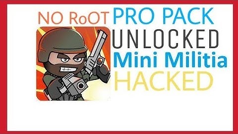 How to hack Mini Militia by easy Method and no root Required||