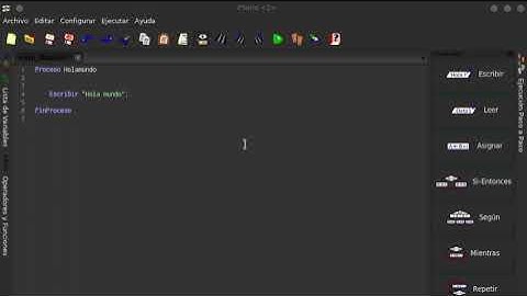 1.Hola Mundo en pseint ||Pseudocódigo||Programación
