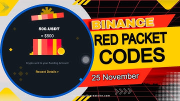 BINANCE RED PACKET CODE TODAY | RRD PACKED CODE IN BINANCE DAILY FREE CRYPTO GIFT 🎁 CODE 