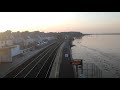 UK Trains.  A GWR Castle Set short HST at dusk in Devon.
