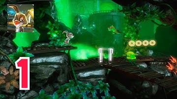 Super Rabbit World Level 1-2-3-4-5 Gameplay Walkthrough || Android