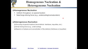 EMA5001 L12-05 Solidification via homogeneous vs heterogeneous nucleation