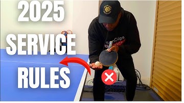 How To Serve Legally - All 2025 ITTF Service Rules in Table Tennis