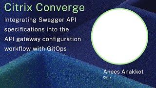 Integrating Swagger API specifications into the API gateway configuration workflow with GitOps