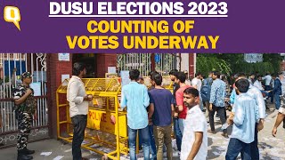 DUSU Elections 2023: Counting underway in Delhi University after 42% voter turnout | shorts