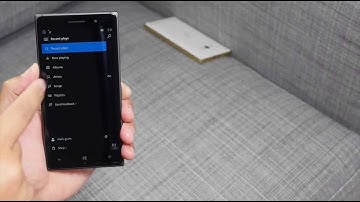 Windows 10 Phone New Music Player