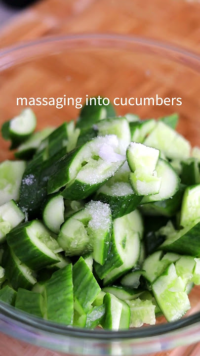 Ever Smacked Cucumbers for Best Sauce Absorption?