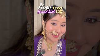 Bridal nath for Nose 😍✨ #viral #kayajewellery #bridal #jewellery #sale
