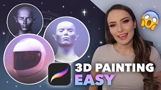 How To Do 3D Painting in Procreate For Beginners