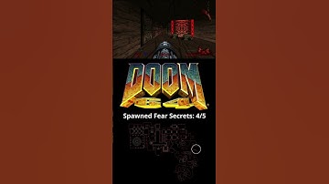 DOOM 64 - Level 18 (Spawned Fear) - All Secrets Locations