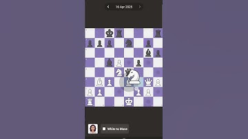 April 16th chess.com daily puzzle. minor piece swarm. #chess #daily #puzzles @speedynoivern