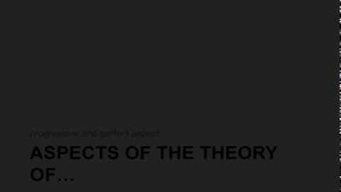 ELT Basic Training: verb phrase and tense