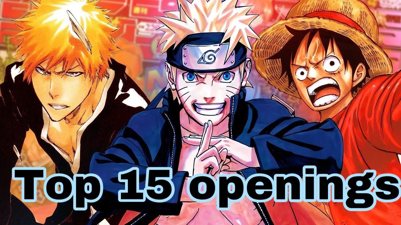My top 15 BIG 3 anime openings - YouTube