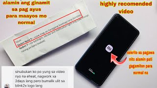 Redmi Note 9 Blinking Logo only Sinubukan gawin 2 days lng itinagal Gawing Pangmatagalan na