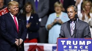 Nigel Farage who delivered Brexit, campaigns for Trump