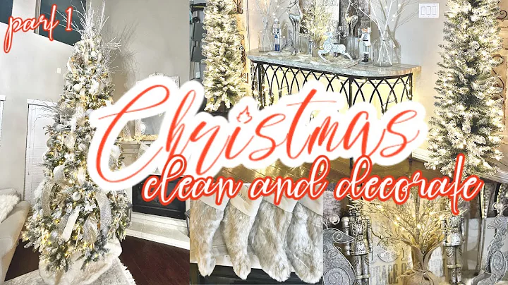 CLEAN AND DECORATE WITH ME FOR CHRISTMAS 2021 / CH...