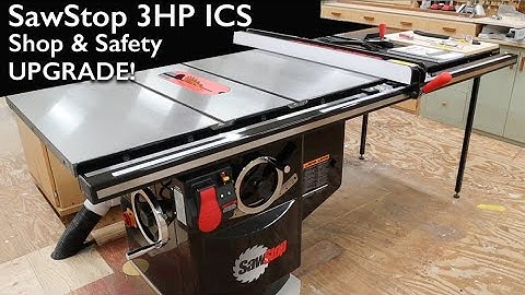 SawStop 3 HP Industrial Cabinet Saw Unboxing & Assembly