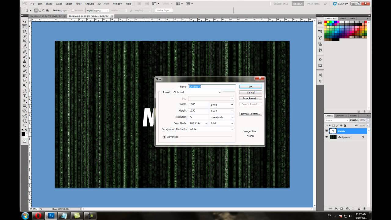 Grafiksbox.com Matrix Style Tutorial Scuze pentu sound!