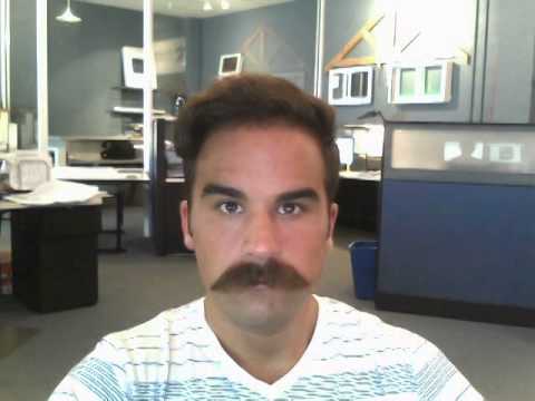 6 Months Mustache Growth Time Lapse - YouTube