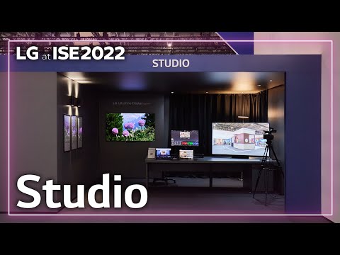 [ISE 2022] LG BOOTH -9. Studio