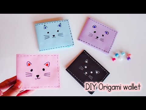 How to make cute paper wallet/Origami Paper Wallet | สอนทำกระเป๋าสตางค์จากกระดาษง่ายๆ น่ารัก