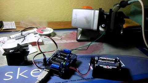 Adafruit Motor Shield First Test