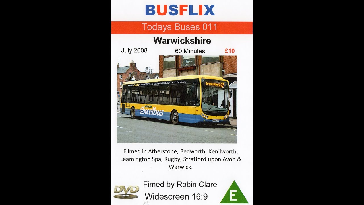 Busflix Todays Buses 011 Warwickshire  July 2008
