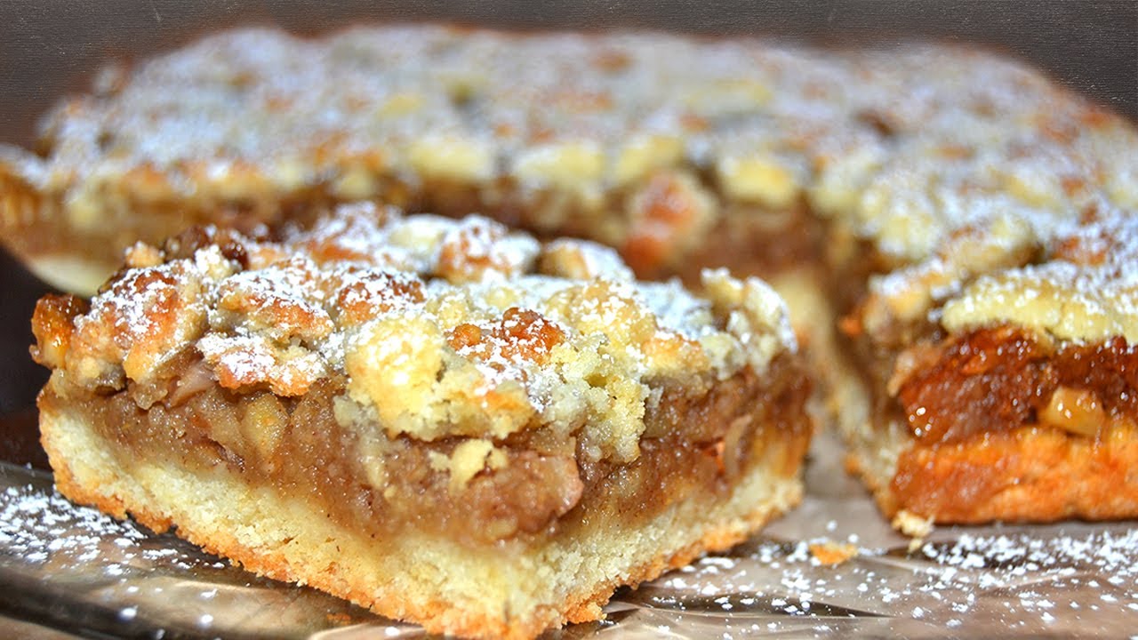 ЛЕСЕН СЛАДКИШ С ЯБЪЛКИ И ОРЕХИ - приготвя се за минути, уникално вкусен с дни! БЕЗ ЯЙЦА! 🥧