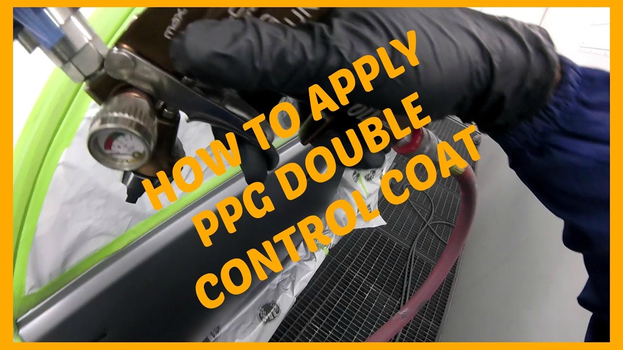 HOWTO APPLY CONTROL COAT PPG PAINT YouTube