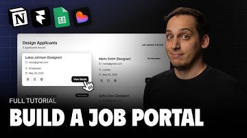 Build a Full Job Board System with Framer, Notion & Lovable – Frontend + Backend + Applicant Tracker