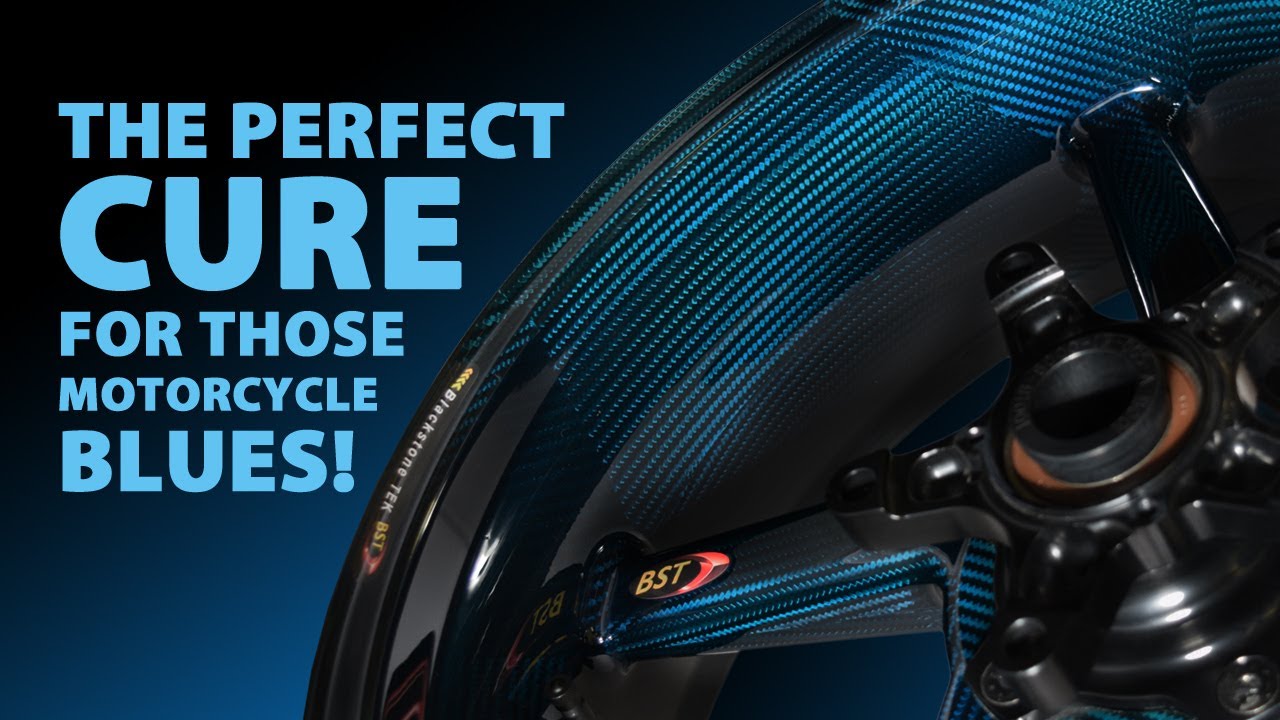 Brilliant Blue BST Carbon Fibre Diamond TEK Motorcycle Wheels YouTube