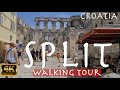 [4K] Split Dalmatia Croatia 🇭🇷 Old Town, Diocletian's Palace & Promenade | Walking Tour | 2022