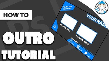 How To Make An Outro In Photoshop For Youtube (Photoshop Outro Tutorial)