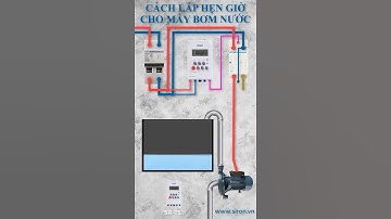 Cách lắp hẹn giờ tự động tắt mở máy bơm nước #Sironvn