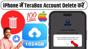 iPhone Me TeraBox Account Permanent Delete Kaise Kare | How to Delete TeraBox Account on iPhone