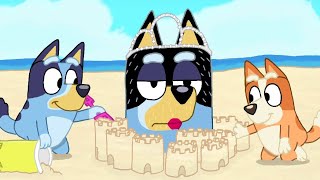 Bluey and Bingo Having Fun on the Beach! | Bluey Drawing