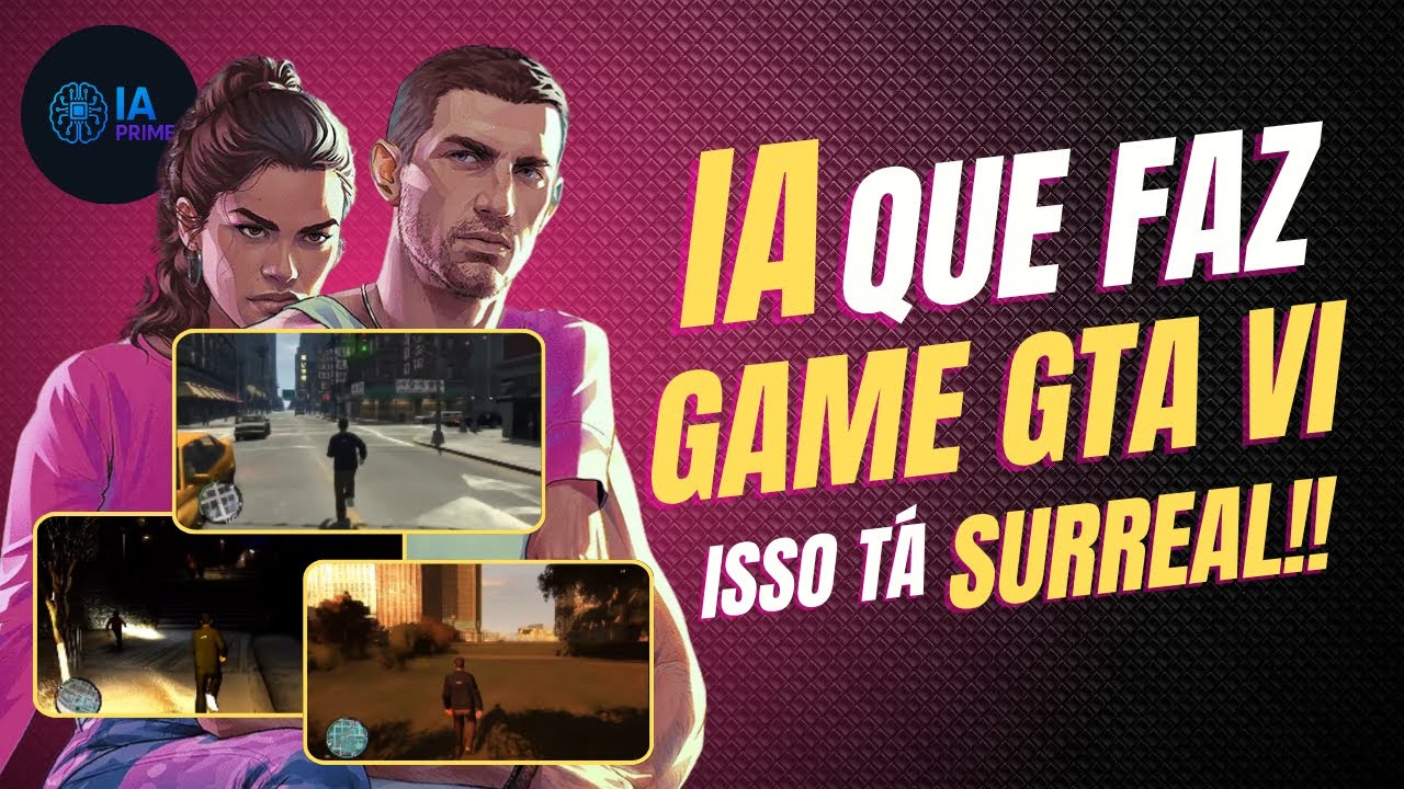 IA que CRIA GAMES tipo GTA6! É o futuro dos games? 😱🎮 - YouTube