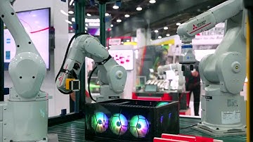 Multiple Robot Work Cell | Realtime Robotics & Mitsubishi Electric MELFA Robots