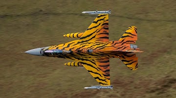 F16 Tiger Belgium plane Mach Loop.