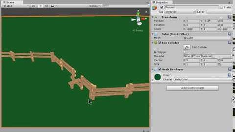 Unity3D: Fence Wall And Hedge Builder: Show farm fence (Old version)