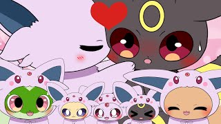 Espeon loves kissing!? | Pokémon SV / Animation