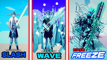 EVOLUTION OF EPIC FREEZE ( NEW BOSS ) | TABS - Totally Accurate Battle Simulator