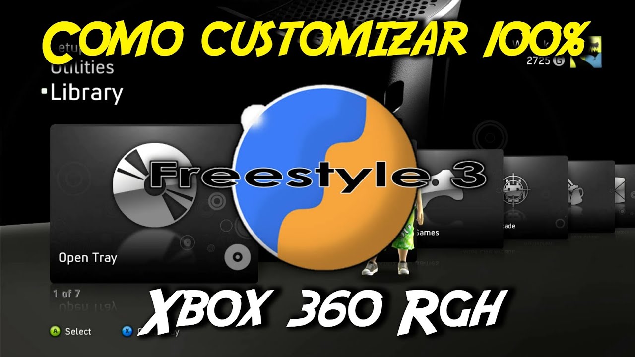Como customizar 100% a Freestyle no Xbox 360 Rgh