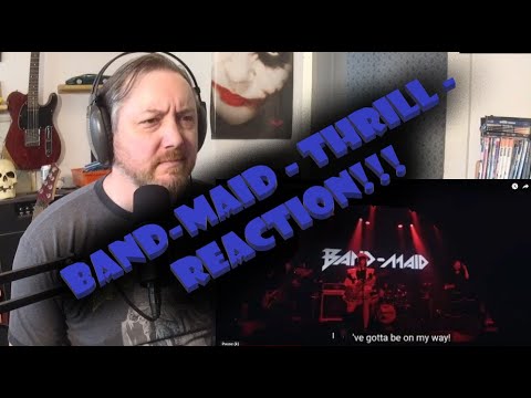 BAND-MAID - THRILL- Ryan Mear Reacts (First time hearing BAND-MAID)
