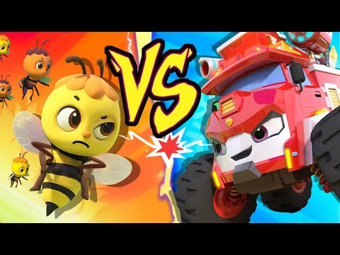 شاحنة الاطفاء ضد نحل بيبي باص BabyBus 