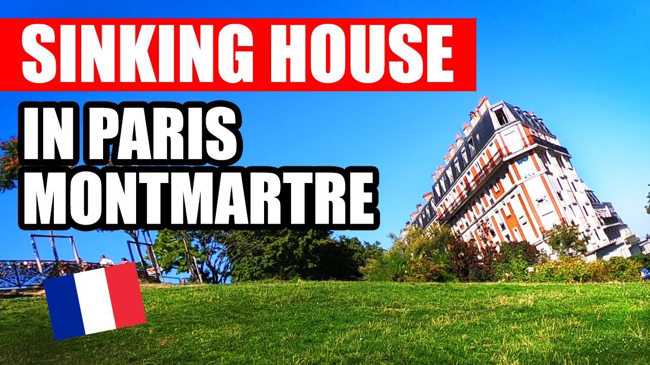 Weird Sinking House in Paris Montmartre Walking Tour YouTube