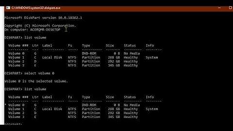 Hide Drives in Windows 10 using CMD
