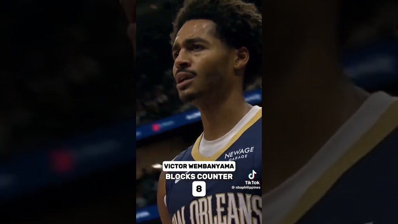 Vector Wembanyama Blcks Counter in 3 games 